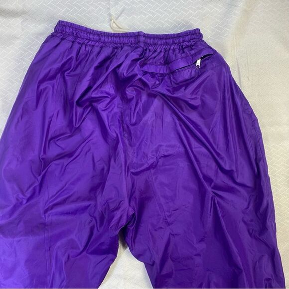 Vintage Marmot Purple Nylon Windbreaker Pants Unisex Medium  Retro 90s Track - Picture 6 of 12